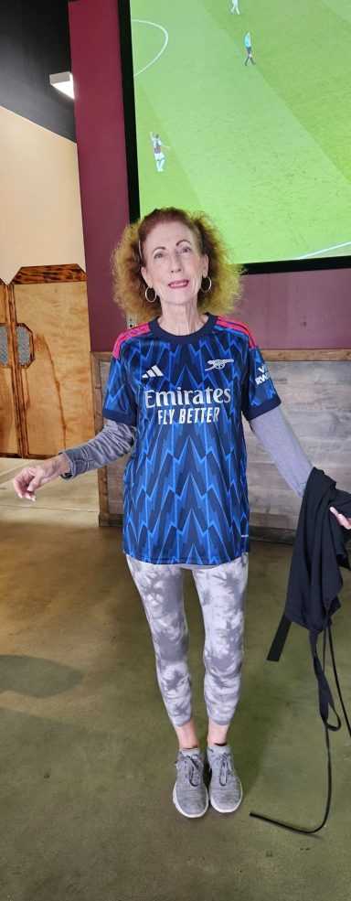 Joyce flying the colours