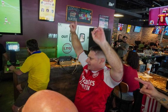 Chris giving it some